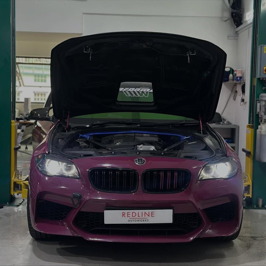Purple BMW