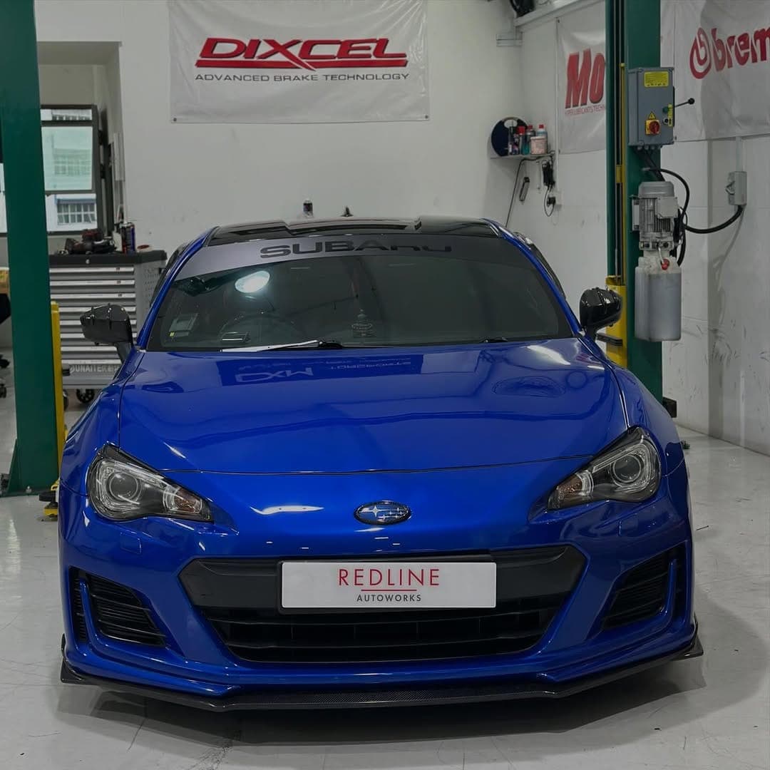 Blue Subaru BRZ