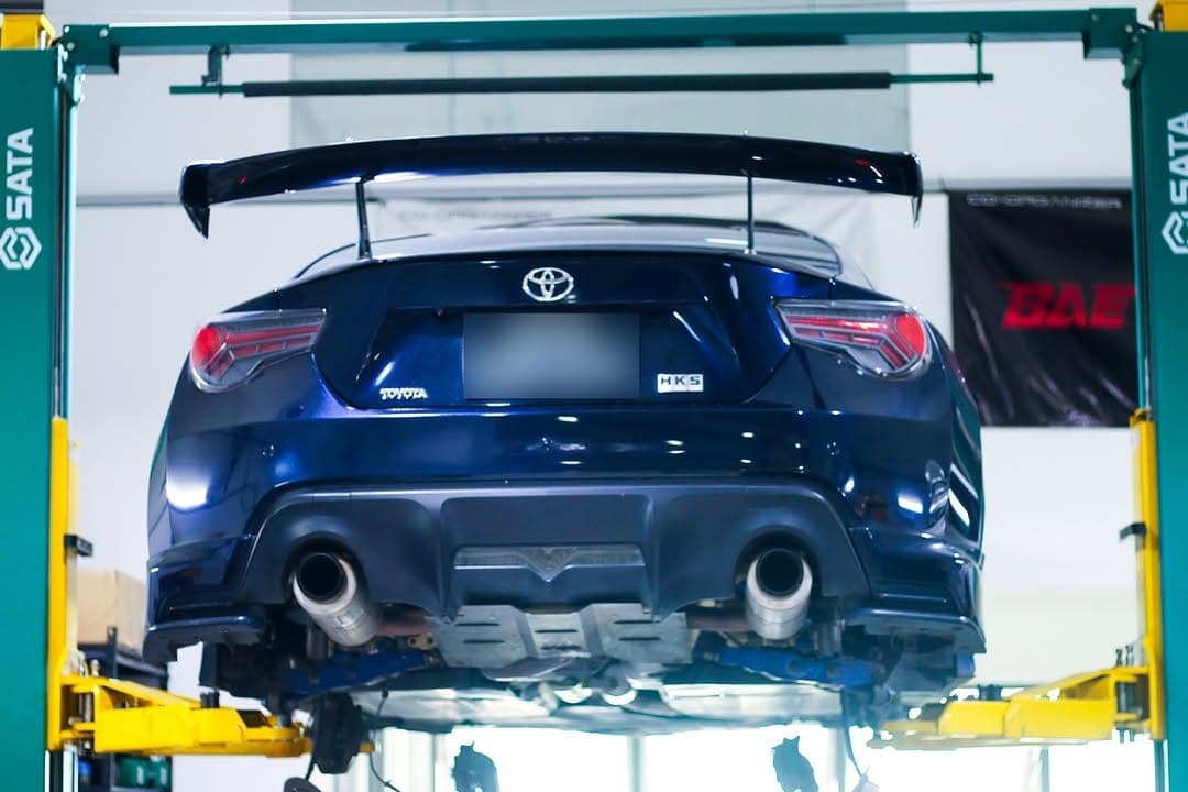 Toyota GT86 with performance exhaust