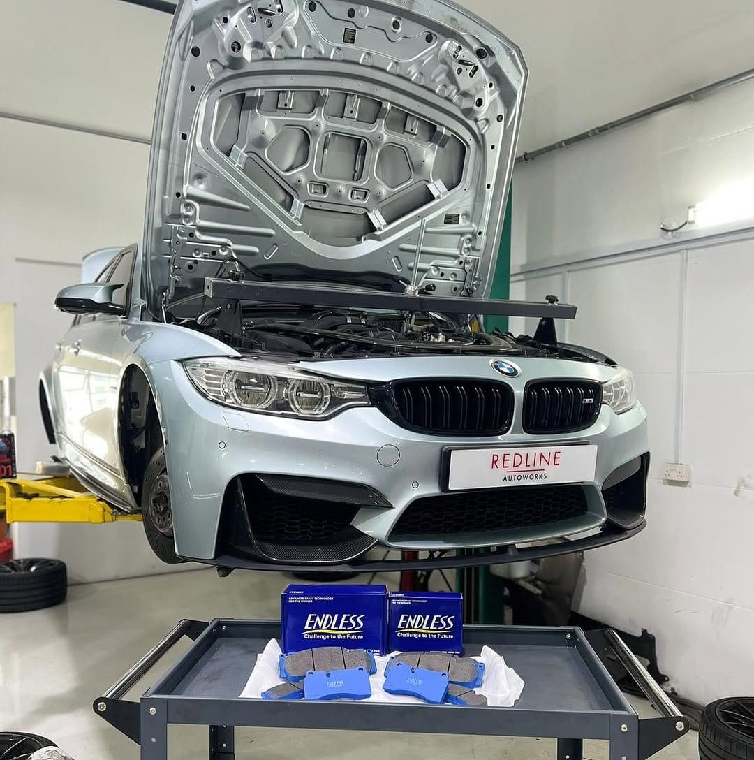 BMW M4 with Endless brake pads